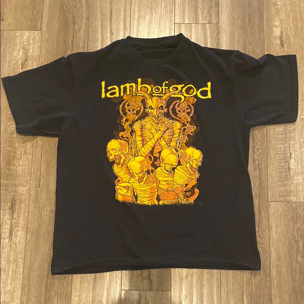 Black Lamb of God Graphic T-Shirt